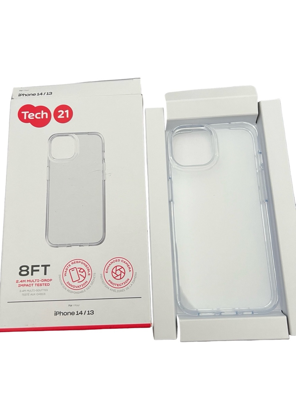 tech21 Clear Protective Phone Case iPhone 14/13 -  Open Box FINAL PRICE DROP